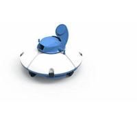 RoboPool - robot blu frisbee autonomo della piscina