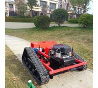 Robot da taglio per prato cingolato a contrasto remoto con pendenza super potente da 27 HP