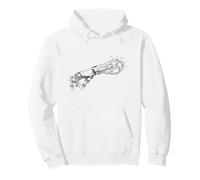 Robot Design AI ROBOTICO Braccio Futuro Merch Felpa con Cappuccio