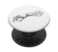 ROBOT DESIGN AI ROBOTICO BRACCIO FUTURO MERCH PopSockets PopGrip Adesivo