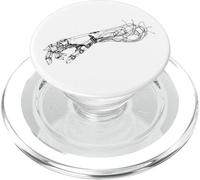 ROBOT DESIGN AI ROBOTICO BRACCIO FUTURO MERCH PopSockets PopGrip per MagSafe