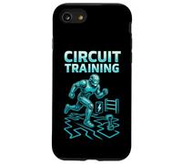Robot di allenamento a circuito - Sci Fi Gym Fitness Nerd Workout Custodia per iPhone SE (2020) / 7/8