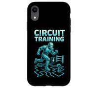 Robot di allenamento a circuito - Sci Fi Gym Fitness Nerd Workout Custodia per iPhone XR