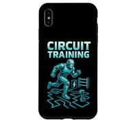 Robot di allenamento a circuito - Sci Fi Gym Fitness Nerd Workout Custodia per iPhone XS Max