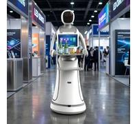 Robot di consegna commerciale, robot di servizio dell'alimento per il caffè | Robot di servizio autonomo con navigazione intelligente, cameriere robot per ristoranti, hotel e caffè con consegna