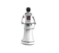 Robot di servizio interno per la consegna di cibo in hotel e ristoranti | Consegna pasti e bevande attraverso le aree di servizio al chiuso con navigazione autonoma e assistenza interattiva per gli
