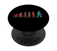 Robot divertente meme robot evoluzione scimmia uomo robot PopSockets PopGrip Adesivo