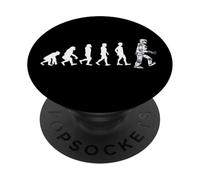 Robot divertente meme robot evoluzione scimmia uomo robot PopSockets PopGrip Adesivo