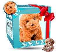 Robot Dog For Adults, Abbaiare Per Cani Giocattolo, Cani Robot Che Si Comportano Come Veri Cani, Simulazione Di Peluche Giocattoli Per Cani, Corteccia E Vagano La Coda, Compagno Di Cucciolo Robotico