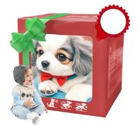 Robot Dog for Kids 2025, Il Mio Cucciolo Robot Realistico Che Si Comporta Come Un Vero Cucciolo per Camminare, Abbaiare, Peluche di Animali Creativi D