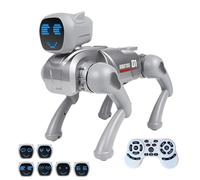 Robot Dog - Giocattoli Educativi Di Controllo Vocale Interattivo | 60 Minuti Di Cani Robotici Intelligenti Per Cani Robotici | Per Bambini Ragazze Viaggi In Casa In Classe Da Sala Da Gioco Giardino Co
