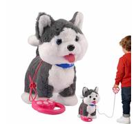 Robot Dog Toy - Interactive Plush Walking Puppy with Music for Kids Play