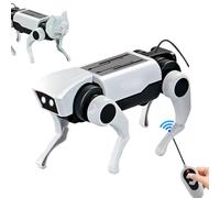 Robot Dog Toy - Interactive Remote Control Smart Robotic Pet Plush Interactive Toy Figures, For Boys & Girls,Robot Dog RC Toys For Kids Ages 3 and Up Indoor Outdoor Home Travel, Child's Growth Partner