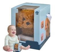 Robot Dog Toy - Realistic Cuddly Amabile Walking che abbaia il giocattolo da cucciolo robotico | Portare un cane da passeggio interattivo elettronico divertente senza fine | Coda che scodintò pel