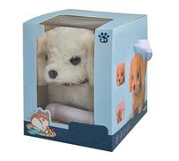 Robot Dog Toy - Realistic Cuddly Amabile Walking che abbaia il giocattolo da cucciolo robotico | Portare un cane da passeggio interattivo elettronico divertente senza fine | Coda che scodintò pel
