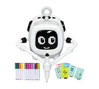 Robot Drawing Machine - Coding Robot Set For Kids Aged 4-10, Programmabile Robott Toy Electronic Robotic With DIY Programming Module for Early Physical Programming Learning STEM Educational Toy Back T