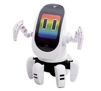 Silverlit - Ycoo - Octobot - Calamari programmabili a distanza con rotazione a 360 gradi - Effetti sonori e luce - Dai 5 anni in su, bianco