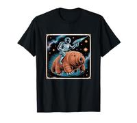 Robot Equitazione Tardigrade Divertente Water Bear Sci-Fi Retro Spazio Maglietta
