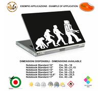 robot evolution big bang theory adesivo notebook sticker cropped pvc black white