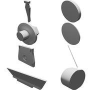 Robot Fighter Model Compatible with Son of Whyachi Battlebots 1:16 Scale Display