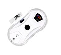 Robot For La Pulizia Dei Vetri Con Funzione Di Spruzzo D'acqua Intelligente, Macchina For La Pulizia Dei Vetri Magnetica Anticaduta For Finestre Alte Interne/esterne più modalità di pulizia(White)