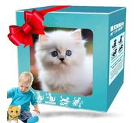 Robot Gatto, Robot Gatto Realistico, Il Mio Cucciolo Robot Peluche, Gatto Robot Che Si Comporta Come Un Vero Gatto, 2026 Giocattolo Gattino Intelligente Che Scuote la Testa