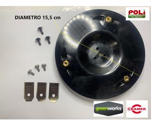 ROBOT GIARDINO GREENWORKS CRAMER OPTIMOW 4 5 7 M S E RM800 RM800D KIT PIATTO
