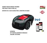 ROBOT GIARDINO GREENWORKS CRAMER RM800 FINO A 800 MQ RASAERBA AUTOMATICO