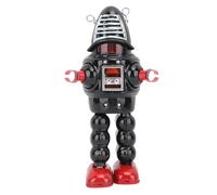 Robot Giocattolo Ambulante con Tema di Scherma Unico Ed Effetti Scintillanti per Regali di Natale o Halloween, Realizzato in Metallo Resistente, 1 Pezzo (Black)