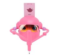 Robot Giocattolo da Disegno Intelligente con Divertenti attività Educative Musicali per Bambini, 100 Carte e 14 Penne Colorate (Roseo)