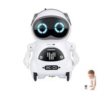 Robot Giocattolo Parlante Intelligente Per Bambini: Robot Tascabile Interattivo Portatile Con Riconoscimento Vocale| Caratteristiche Del Dialogo Di Apprendimento Educativo, Divertente Compagno Elettri