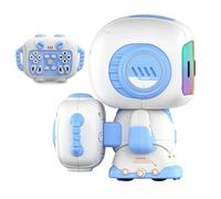 Robot Giocattolo Programmabile E Ricaricabile Con Luce E Musica | Robot Interattivi Divertenti per Bambini Per Bambini Adolescenti Casa Scuola Aula Viaggio Campeggio Festa Di