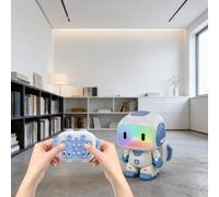 Robot giocattolo telecomandato che cammina, canta e ha una modalità di