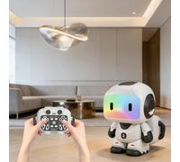 Robot giocattolo telecomandato che cammina, canta e ha una modalità di