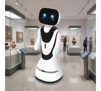 Robot guida alle mostre museali con base di conoscenza dell'intelligenza | Robot Guida Turistica Autonoma per Sala Espositiva, Museo della Scienza, Galleria d'Arte - Display Interattivo Multilingue