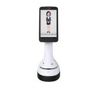 Robot guida turistica con IA multilingue e navigazione autonoma | Robot guida intelligente per luoghi panoramici, siti del patrimonio culturale, centri visitatori, display touchscreen da 21,5