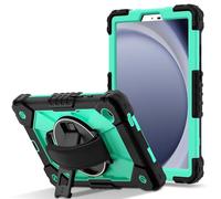 Robot Hybrid - Custodia per Samsung Galaxy Tab A11, con supporto e tracolla, colore: Turchese