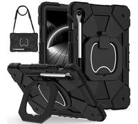 Robot Hybrid - Custodia per Samsung Galaxy Tab S10 Lite / S10 FE con tracolla