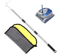 Robot in Piscina, Argento, per Kit di Gancio a Palla da Nuoto telescopico, Gancio di Strumenti per la Pulizia a Rilascio rapido, per sfogliare i di di Salvataggio di salvata