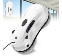 Robot Intelligente Per La Pulizia Dei Vetri Con Getto D'acqua A Doppia Faccia - 75 W, 5600 PA, Doppia Aspirazione Potente, Con Telecomando E Funzione Di Autoprotezione,White