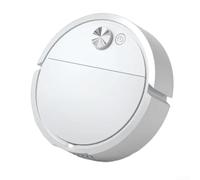 Robot intelligente per la pulizia del pavimento con aspirazione e pulizia simultanei, piani di pulizia specifici per la stanza tramite app per smartphone (bianco)