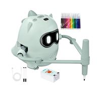 Robot interattivo, giocattolo educativo intelligente, macchina da disegnare proiettore con comandi vocali, kit di apprendimento e mestieri, gadget creativo divertente con portapenna,