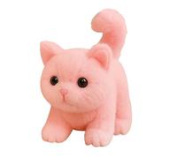 Robot Kitten - Piaga di peluche che scodinzola per la simulazione interattiva di gioco, criniera morbida con funzione realistica suonatore di suoni, gatto falso per adulti, bambini, ragazzi, ragazze