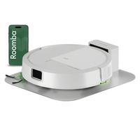 iRobot Roomba® 115 Combo Robot Aspirapolvere Lavapavimenti, 15.000 Pa, Aspirazione e Lavaggio 2 in 1, Mappatura ClearView™ LiDAR, SmartScrub™, Controllo App e Vocale, Bianco