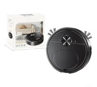 Robot Lavapavimenti Compatto Sotto per mobili 4.2cm Altezza Robot(Black) | Funzione per 3in1, spazza e insieme, design 4.2cm, passa sotto divani, per ideale case piccole