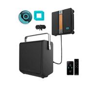 Cecotec Robot Lavavetri Conga Windroid W100 Station. Stazione di Ricarica, App e Telecomando, 6300 Pa, Autonomia 120 min, 4 Panni e 4 Spray, 5 Modalità, Sistema di Sicurezza per Pulizia Continua