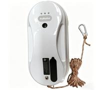 Robot Lavavetri PuRuiKai09 (da collegare alla presa) - Lavavetri Automatico con Telecomando, di Nebulizzazione 'Acqua, 10 Panni e di Anticaduta, per Porte, Cabine Doccia