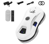 Robot lavavetri, robot automatico per la pulizia delle finestre con spruzzo d'acqua 5600Pa, 3 modalità di pulizia, doppia aspirazione a ventosa, per soffitti di finestre a molti piani