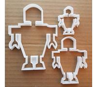 Robot Macchina Droide Bot Forma Biscotti Taglierino Dough Pasta Ripieno Sharp