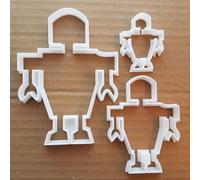 Robot Macchina Droide Bot Forma Biscotti Taglierino Dough Pasta Ripieno Sharp